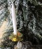 Juletræs holdere sølv til julelys på træet