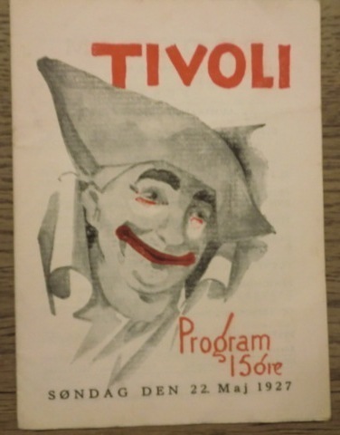 Tivoli program fra 22 maj 1927