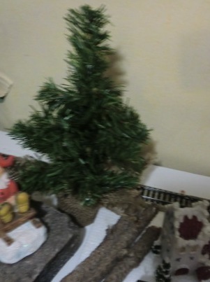 Juletræ til nisselandskab