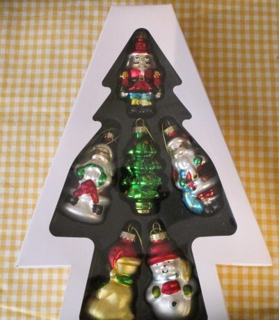 Figur glaspynt til juletræet