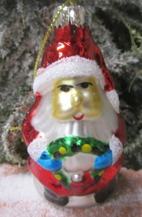 Julemand i glas til juletræet