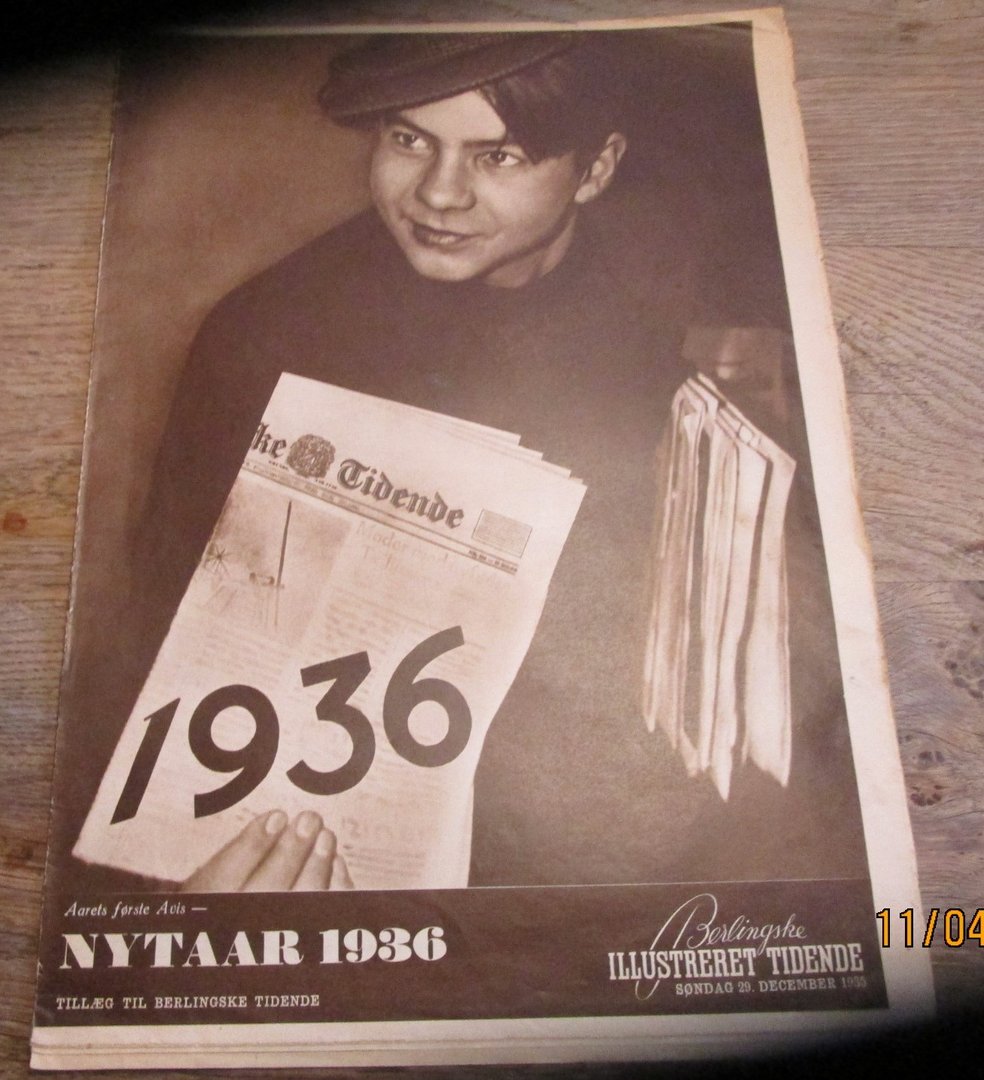 Brugt blad, illustreret Tidende 1936